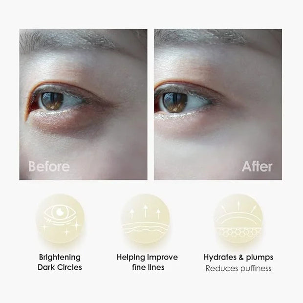 Sweet Dreams Collagen Glow Gold Eye Masks l Under Eye Patches for Beauty & Self Care Wrinkle Patches l Puffy Eyes and Dark...