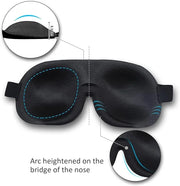 Sleep Mask Invisible Alar Deep Orbit 3D Eye Mask Ultra Lightweight & Comfortable Sleeping Mask for Travel, Nap, Shift Work...