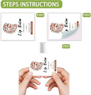 OLYCRAFT 100Pcs Self-Adhesive Lip Balm Tag Wrapping