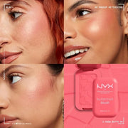 NYX PROFESSIONAL MAKEUP Buttermelt Powder Blush, Fade and Transfer-Resistant Blush, Up to 12HR Make Up Wear, Vegan Formula...