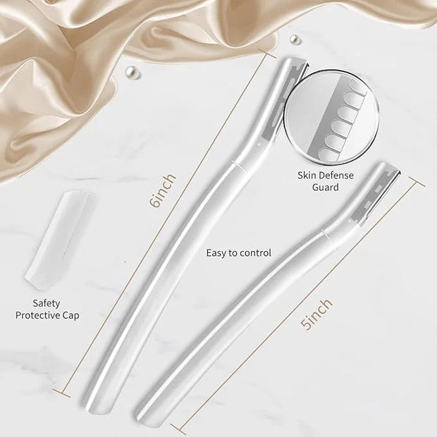 Face Razors for Women, Dermaplane Razor for Women Face, Eyebrow Razor, Facial Razors, Dermaplaning Tool, Gentle Skin Exfol...