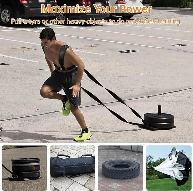 2 Pack Sled Harness for Exercise Physical Football - Product Image