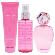 Perry Ellis Very Pink by Perry Ellis for Women - 3 Pc Gift Set 3.4oz EDP Spray, 3oz Body Lotion, 4oz Body Mist - Product I...