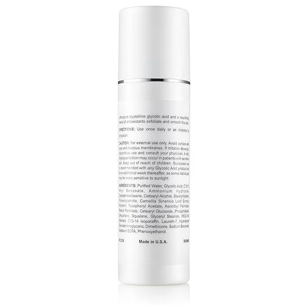 Glycolic Acid Cream 20% AHA Facial Cream, Vitamin Complex – Acne Cream, q10 Anti Aging wrinkle cream, KP - Keratosis pilar...