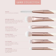 EcoTools Luxe Exquisite Eye Makeup Brush Kit, For Eyeshadow, Eyeliner, & Brow Makeup, Professional Eye Brush Set, Eco-Frie...