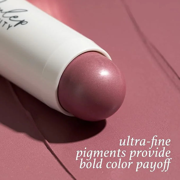 Julep Skip The Brush Cream to Powder Blush Stick - Muted Mauve - Blendable and Buildable Color - 2-in-1 Blush and Lip Make...