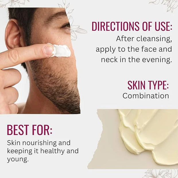 Retinol Boost Night Cream for Face and Neck with Sweet Almond Oil, CoQ10, Plant Extracts & Vitamin A | Plant Based Formula...