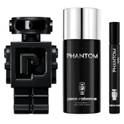 Paco Rabanne Phantom 3-Piece Set for Men, (3.4 Oz Parfum + 5.1 Oz Deodorant Spray + 0.33 Oz Parfum Travel Spray) - Product...