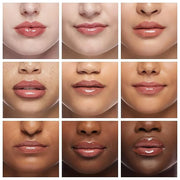 Big Brush Head Hydrating Lip Glow Oil Plumping Lip Tint, Hydrating Lip Gloss Tinted Lip Balm Transparent Lip Care, Long La...