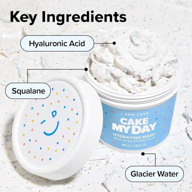 I DEW CARE Wash Off Face Mask Gift Set - Mini Scoops | Hyaluronic Acid, Korean Self Skincare, Facial Treatment, Vegan, Cru...