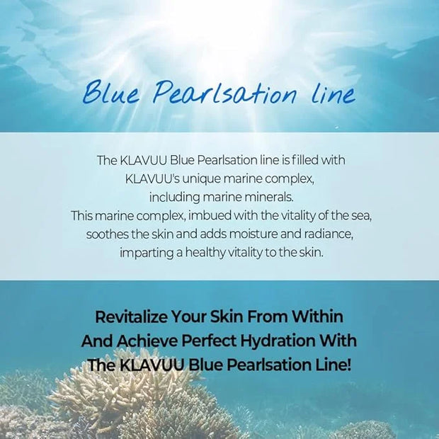 BLUE PEARLSATION MARINE AQUA ENRICHED CREAM - Hypoallergenic Deep Moisturizer with Apple Water for Nourished, Balanced Ski...