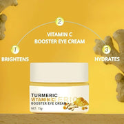 2PCS Turmeric Vitamin C Eye Cream for Wrinkle Dark Circles Under Eye Treatment Women Firm Hydrating brightening Correcting...