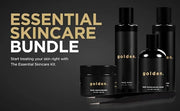 Golden Grooming Co. Essential Skincare Set for Men | Complete Face & Body Care Kit with Face Wash, Exfoliating Scrub, Body...