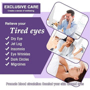 Steam Eye Masks for Dry Eyes, Heated Eye Mask Reduce Puffiness & Dark Circles, Hydrate & Soothe Tired Eyes, Travel Essenti...