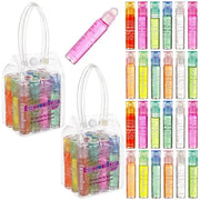 Expressions girl 24pc Roll On Lip Gloss Set with Carrying Case, Glossy Lip Make-up for Kids and Teens - Fruity Flavors, No...