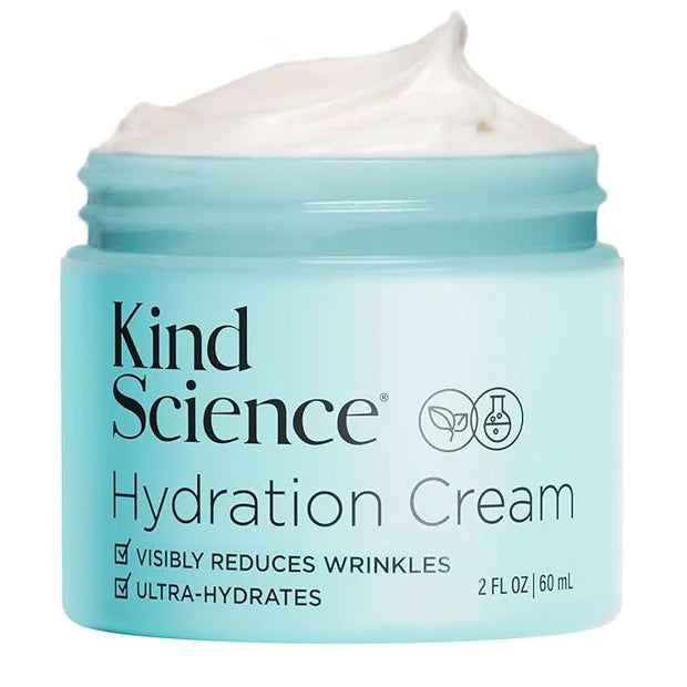 Kind Science Hydration Cream - Moisturizer Face Cream For Women - Anti Aging for Day and Night - Visibly Reduces Wrinkles,...