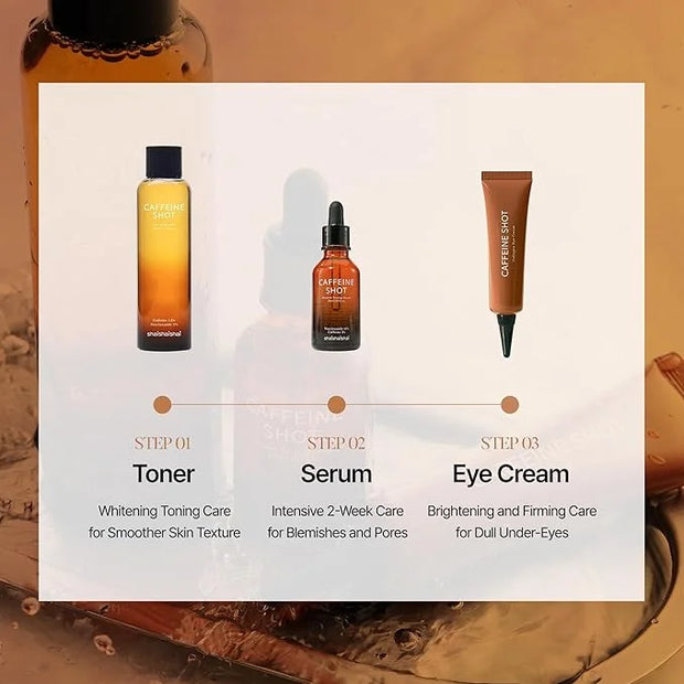 20,000 PPM CAFFEINE SHOT Collagen Eye Cream with Niacinamide for Firming Under Eyes, Dark Spots, Puffy Eye Bags, Fine Line...