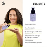 7E Wellness:Anti-Aging Peptide Serum, Anti-Wrinkle Copper Peptide Serum With Hyaluronic Acid & Polypeptides - Supports Col...
