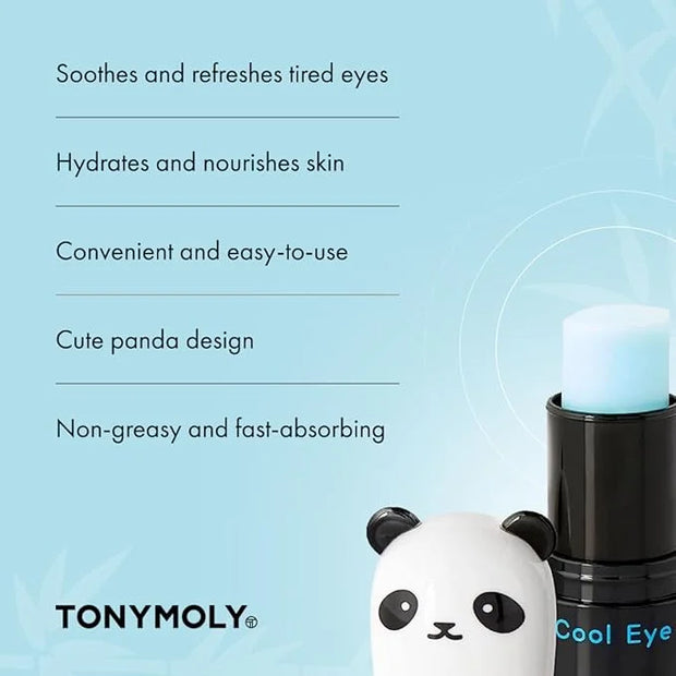 TONYMOLY Panda's Dream So Cool Eye Cream, Korean Skin Care Eye Cream Stick, Soothes, Hydrates & Refresh Eyes - Product Image