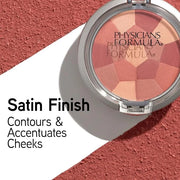 Physicians Formula Powder Palette Multi-Colored Blush Powder Blushing Rose, Dermatologist Tested - Product Image