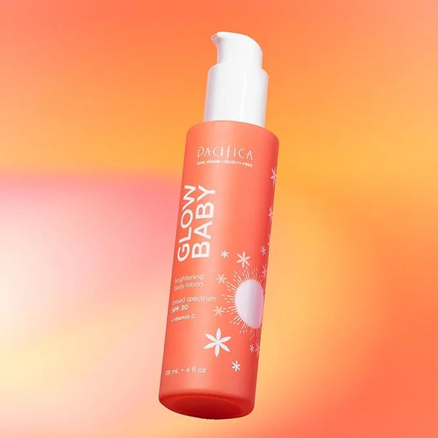 Pacifica Glow Baby Vitamin C SPF 30 Body Lotion – Brightening Daily Moisturizer + Broad Spectrum Sun Protection, Hydrating...
