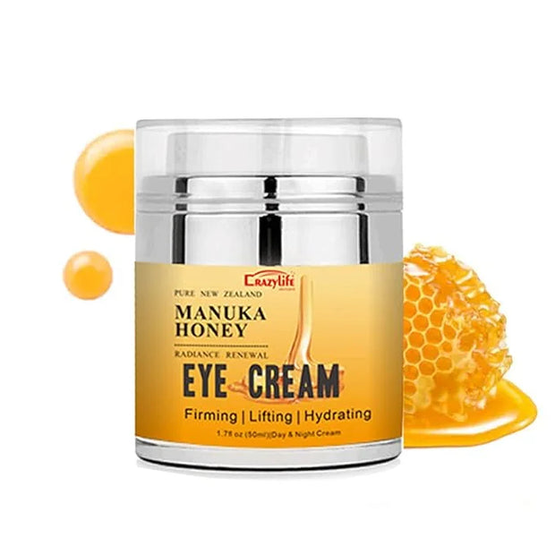 Manuka Honey Eye Cream Anti-aging Eye Cream Anti-wrinkle Under Eye Cream Fades Fine Lines Lifting and Firming Improve Dark...