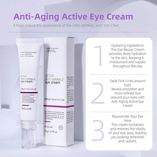 Korea active anti-wrinkle eye cream,