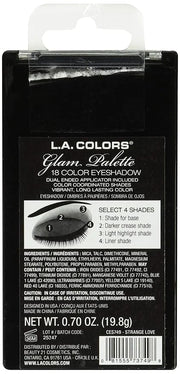 L.A. COLORS 8 Color Eyeshadow Palette, 0.70 Oz, Strange Love, 1 Count - Product Image