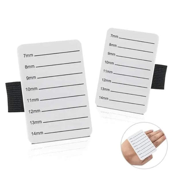 2 Pieces Eyelash Extension Hand Plate - Lash Holder - Durable Acrylic Lash Palette with Wrist Strap - Lash Pallet for Lash...