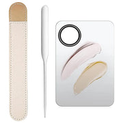 Makeup Spatula and Makeup Palette, Stainless Steel Foundation