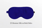 Premium 25 Momme Mulberry Silk Eye Mask for Sleeping (Royal Navy) - Product Image