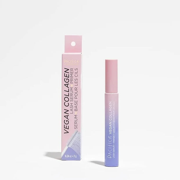 Pacifica Vegan Collagen Eye Lash Serum & Clear Mascara Primer – Conditioning Vitamin B & E Formula for Longer, Fuller Lash...