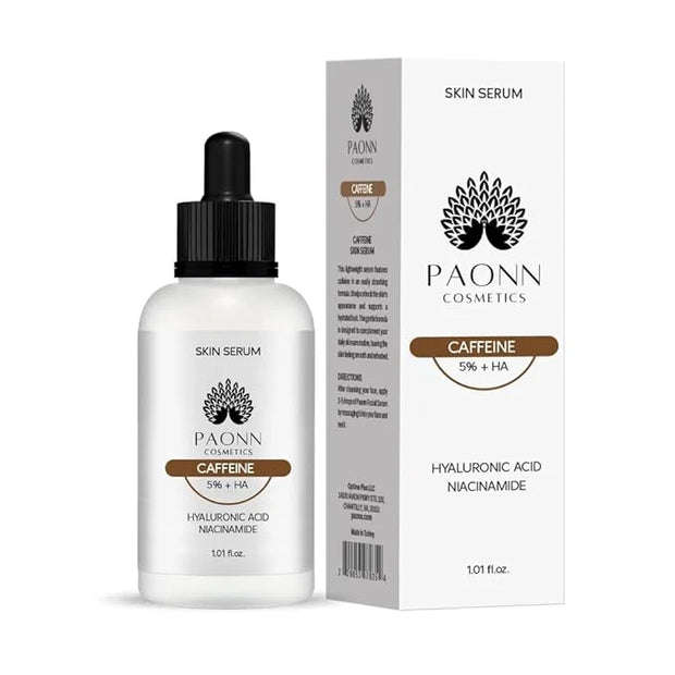 Caffeine Eye Serum for Face and Skin, Hydrating Solution, Reduces Dark Circles, Puffiness & Fine Lines, Moisturizing - Pro...