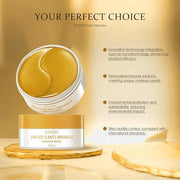 Hydrogel Eye Patches for Dark Circles, Puffy Eyes & Wrinkles - Collagen & Hyaluronic Acid Infused Under Eye Masks, Hydrati...