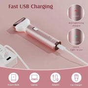 Womens Electric Razor, 4 in 1 Face Shaver for Women, Facial Hair Remover for Women, Electric Women Bikini Trimmers for Leg...