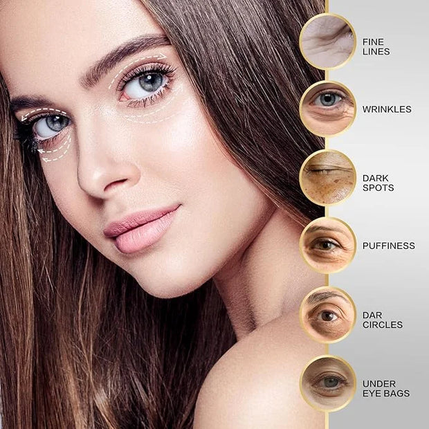 Retinol Eye Stick, Eye Cream for Dark Circles and Puffiness, Eye Brightening Cream for Hydration, Wrinkles in 3-4 Weeks, T...