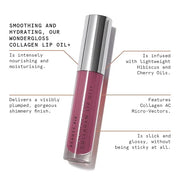 Beauty Pie Wondergloss Collagen Lip Oil + (Plum Naked) – Hydrating, Plumping, Non-Sticky Gloss with Collagen AC Micro-Vect...