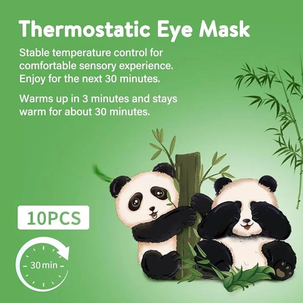 Minidiva Steam Eye Mask for Dry Eyes, 10Pcs Self Heating Spa Warm Eye Mask Relax Sleep Mask, Disposable Heated Eye Mask fo...