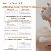 Less On Skin Vegan Shield Mineral Sunscreem (Sun Cream), korean sunscreen, mineral sunscreen, fragrance free, spf50, moist...