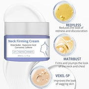 Neck Firming Cream, Tighten and Lift Neck Cream for Crepey Skin, Anti-Aging Neck & Décolleté Cream, Smooth & Tight Sagging...
