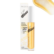 Pacifica Plumping Lip Gloss - Lip Bloss Tinted Lip Balm Treatment - Vanilla Bean Flavored - Moisturizing, High-Shine, Long...