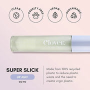 Clover Super Slick Lip Gloss | Non Sticky Lip Jelly, Moisturizing And Hydrating Pigmented Lip Gloss | Cruelty-Free & Vegan...