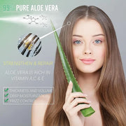 Aloe Vera Spray for Hair | Travel Size | Skin & Face Moisturizer |Fast Absorption| After Sun Care, Sunburn Relief & |3.3oz...
