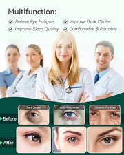 30PCS Steam Eye Masks for Dry Eyes & Fatigue Relief, Self-Heating Eye Mask for Puffiness & Dark Circles, Moist Heat Compre...