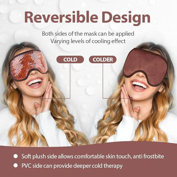 NEWGO Cooling Eye Mask for Puffy Eyes, Cold Eye Mask Eye Ice Pack for after Eyes Surgery, Tension Stress Relief, Itchy Eye...
