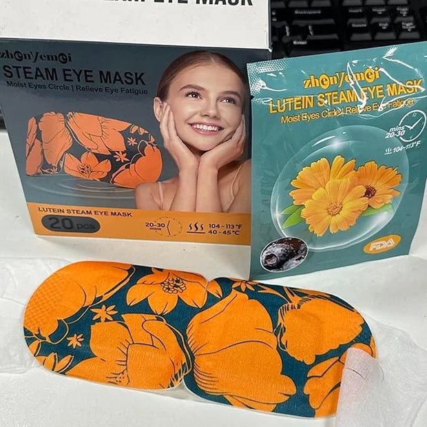 Steam Eye Mask 20 Packs, Self Heating Sleep Mask for Dry Eyes, Fatigue, Dark Circles, Comfortable Moist Warming Eye Mask, ...