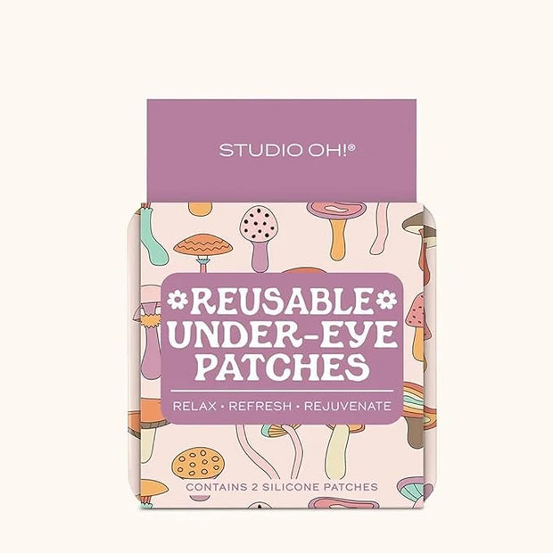 Studio Oh! Reusable Under-Eye Patches, Puffy Eyes Treatment and Under Eye Masks Skincare, 100% Silicone Eye Patches, Pairs...