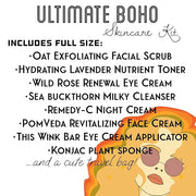 Natural Skincare Gift Set for Women – Hydrating Face Cleanser, Moisturizer & Eye Cream – Clean Beauty Facial Kit with Bota...