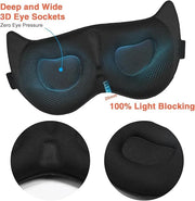 Cute Sleep Eye Mask for Kids, 3D Contoured Cup Sleeping Mask & Blindfold, Concave Molded Night Sleep Mask, Block Out Light...