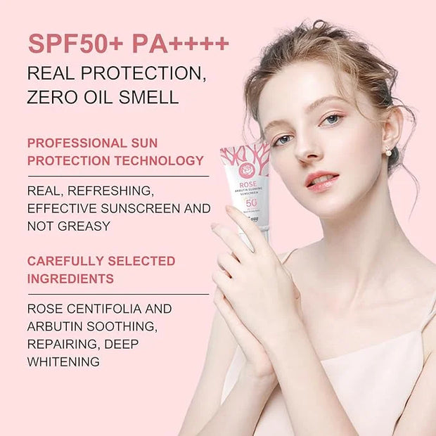 Tinted Sunscreen For Face SPF 50+(white), Against UVA and UVB Rays,No White Cast, With a non-sticky, Hydrating lightweight...